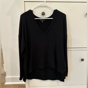 Beyond Yoga Classic Black V-Neck Top